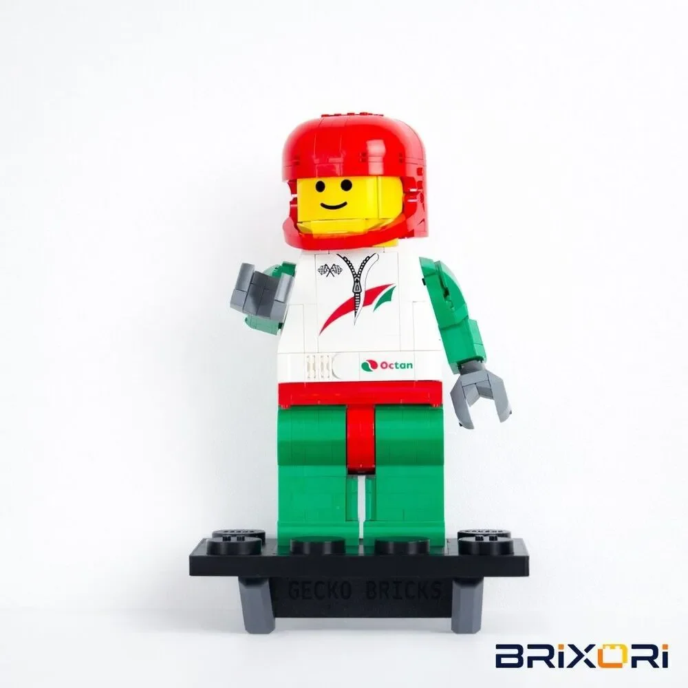 Wall Mount Display for LEGO Upscaled Racing Driver - 40819